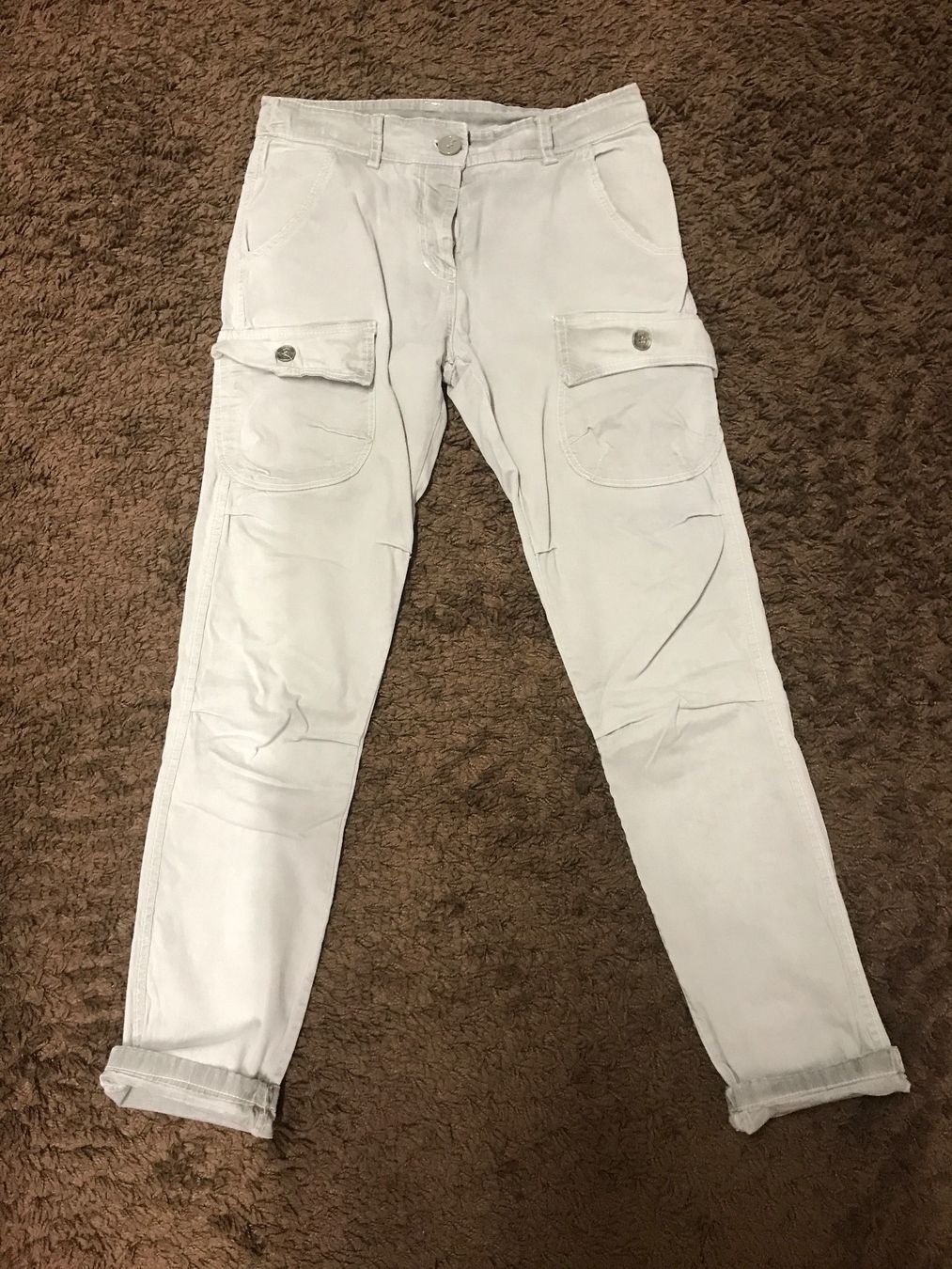 Hosen: Coole hellgraue Hose Gr S – Gebraucht aus St. Margrethen SG von kellenbh