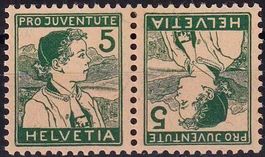1915 P. Juve "Appenzeller Knabe" Kehrdruck Nr. K11 postfr.**