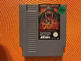 SWORDS AND SERPENTS - Super Nintendo NES