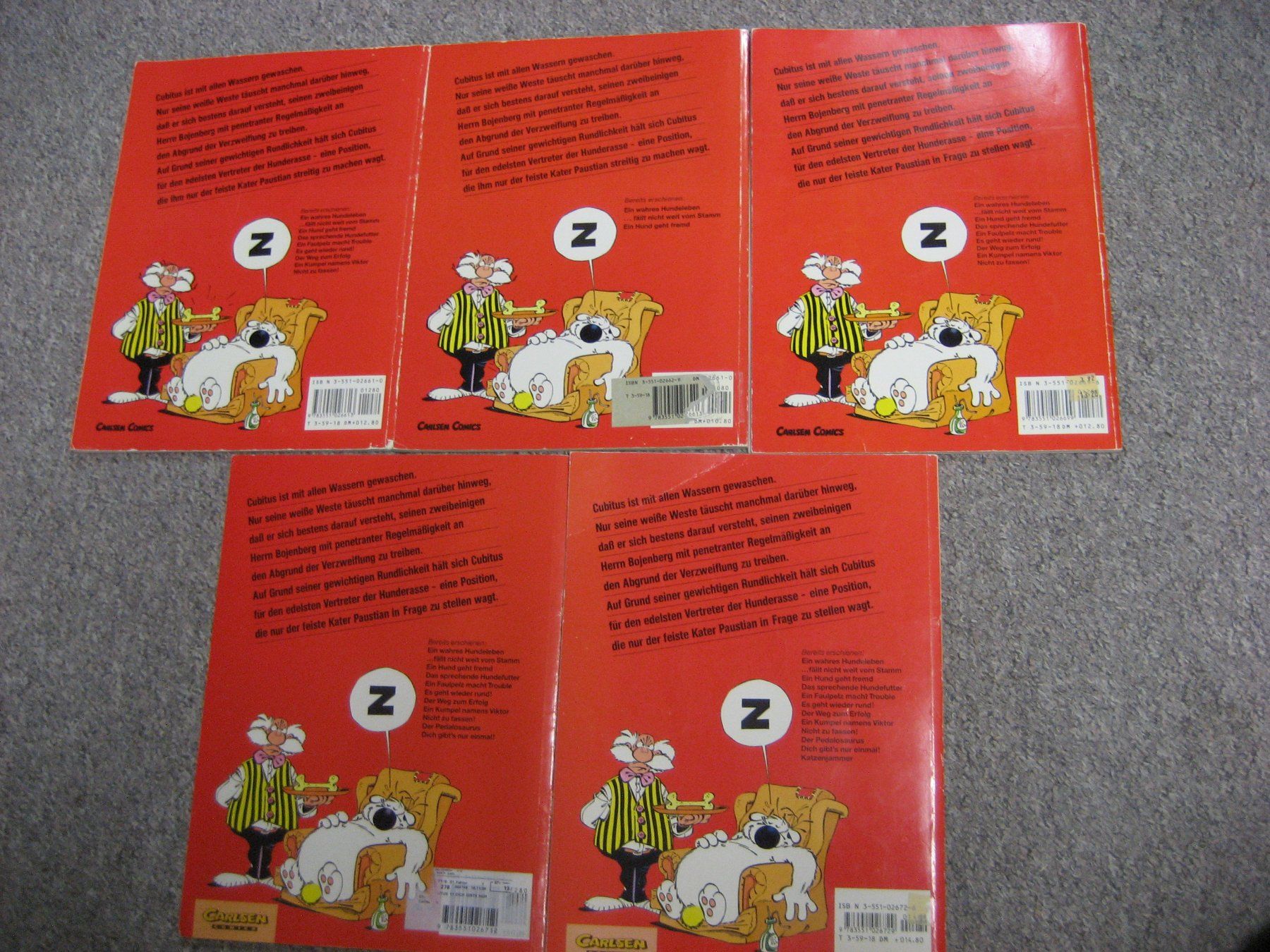 Fumetti: Cubitus 1,2,9,11 + 12 – Usato da Bottighofen venduto da Spiderman61 4