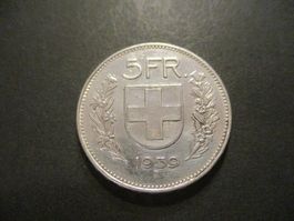 5.- Fr 1939  Pièce magnifique  Top qualité