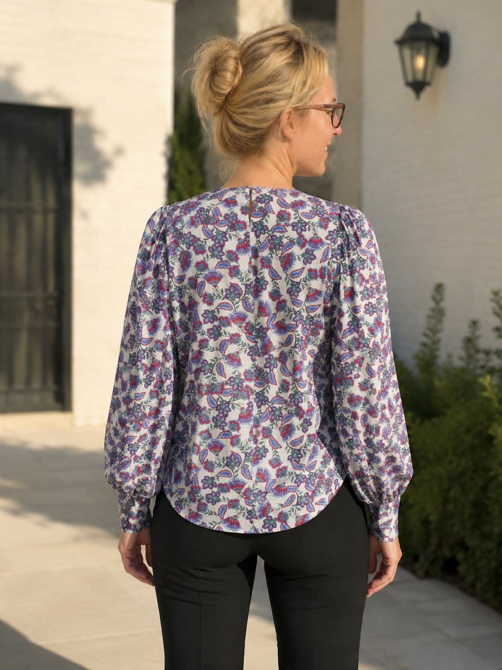 Claudie Pierlot Camicette: CLAUDIE PIERLOT | blouse fluide multicolore ample bohème | S – Usato da Bonfol venduto da Elise.Str 2