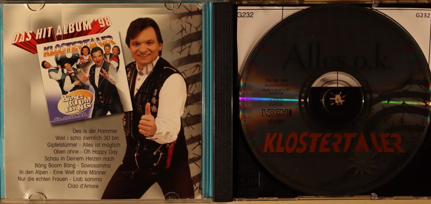 CD: Klostertaler – Alles O.K. – Usato da Luzern venduto da CONTENTI 1
