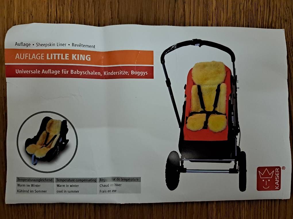 Kinderwagen: Lammfell Auflage – Gebraucht aus Kleindöttingen von malou66 1
