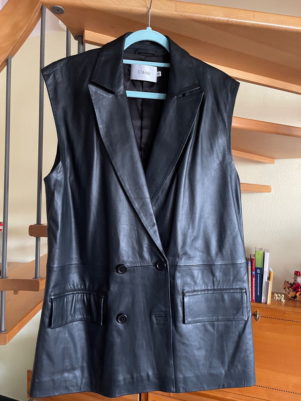 Gilet & Giacche senza maniche: ECHT LEDER WESTE GILET "STAND" – Usato da Zürich venduto da STYLEHAUS