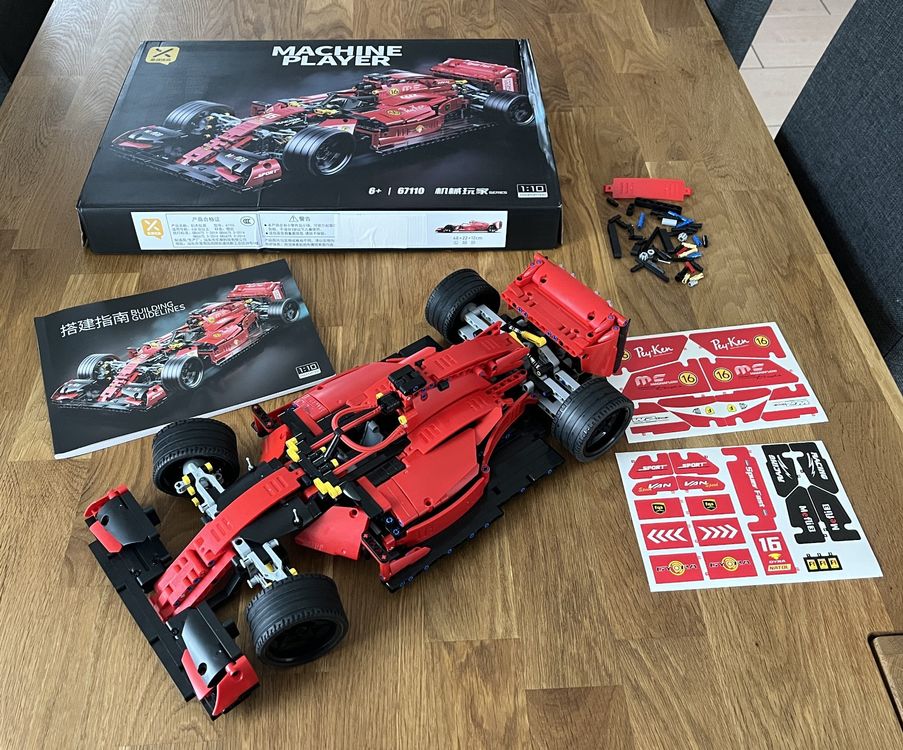 47cm Formel 1 Rennwagen aus Klemmbausteinen (kein LEGO!) 2