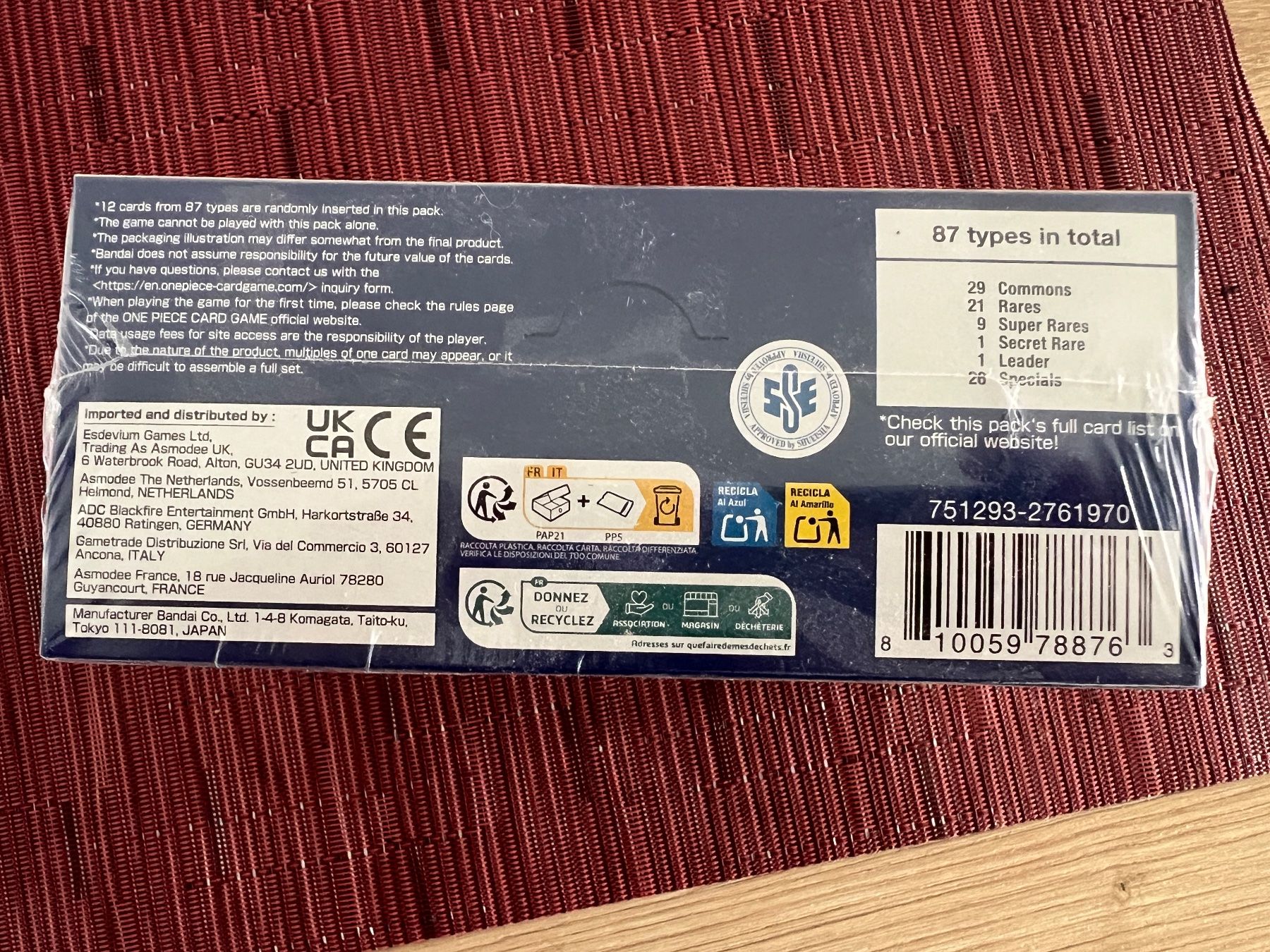 Bandai Sammelbilder & Trading cards: One Piece-EB02 - Anime 25th Collection - Booster Display EN – Neu und originalverpackt aus Egerkingen von Meierooger 2