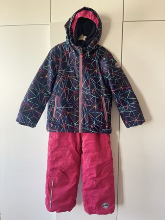 Skianzug Mädchen Gr. 110–116 – Skijacke + Schneehose