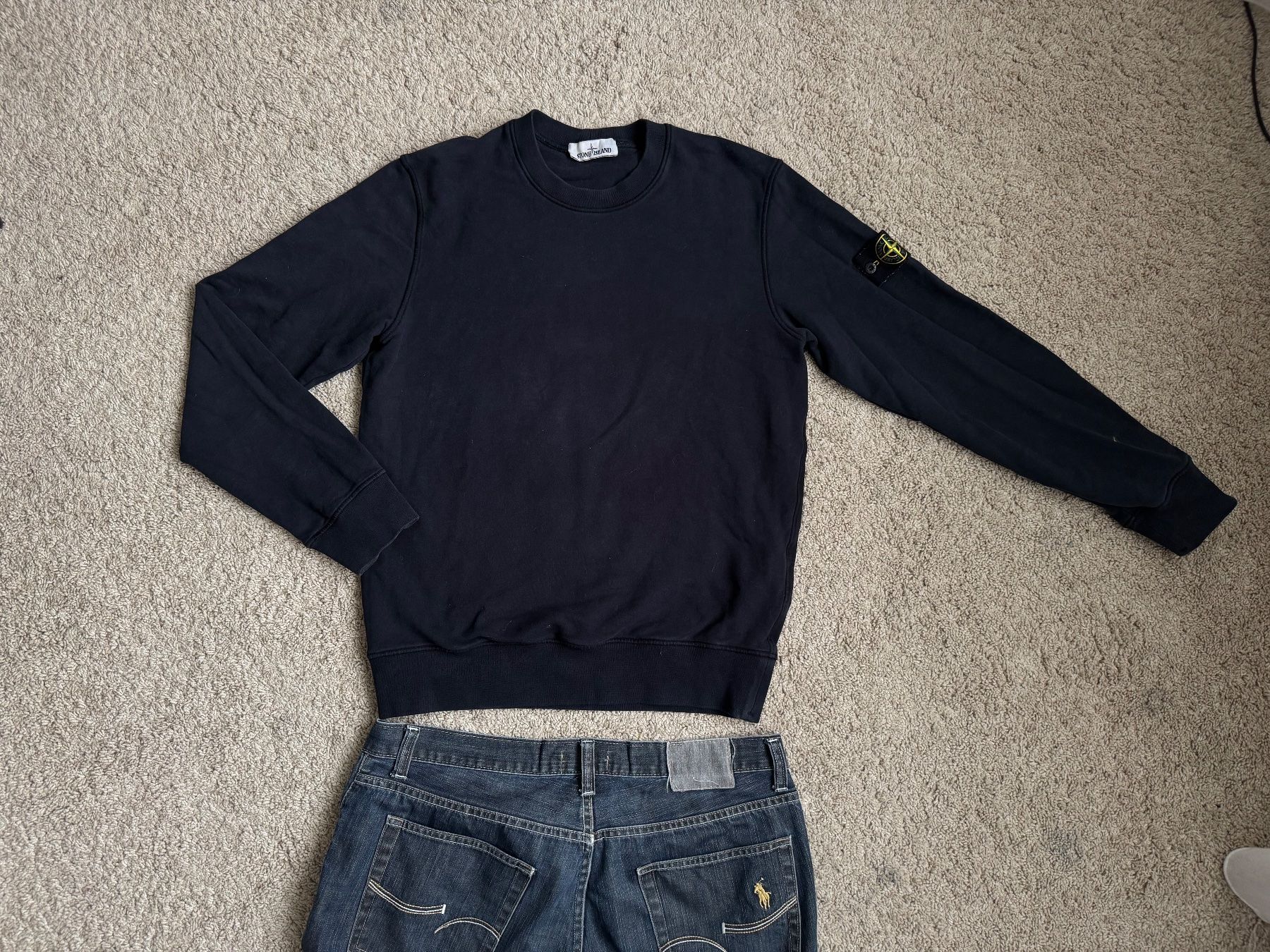 Stone Island Maglioni & Felpe: Stone Island Pullover, Dunkelblau, Gr. L – Usato da Basel venduto da olo..ir