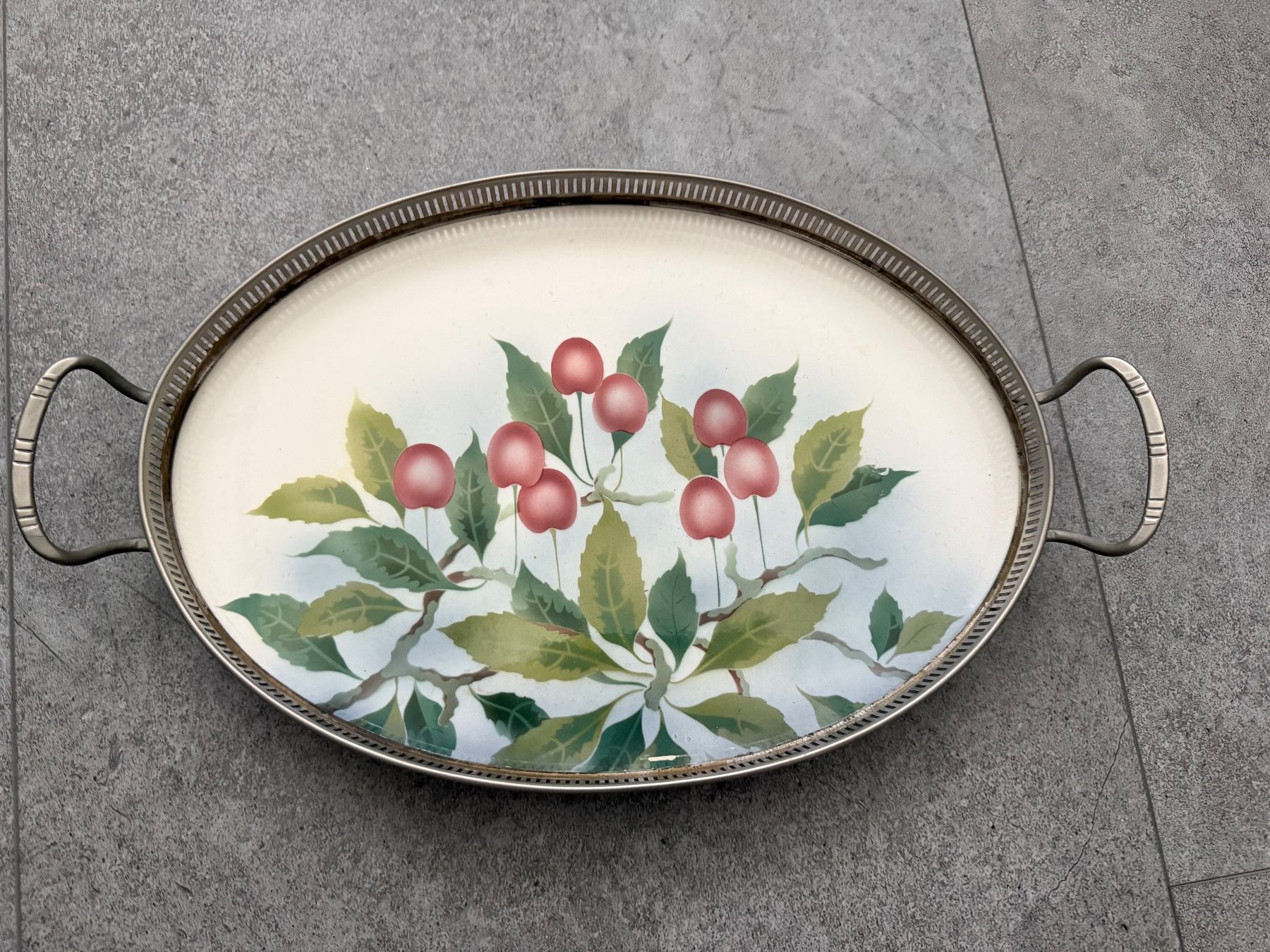 Piatti di portata: altes  Serviertablett maße 37cm x 24 cm – Usato da Buchs ZH venduto da Sten7