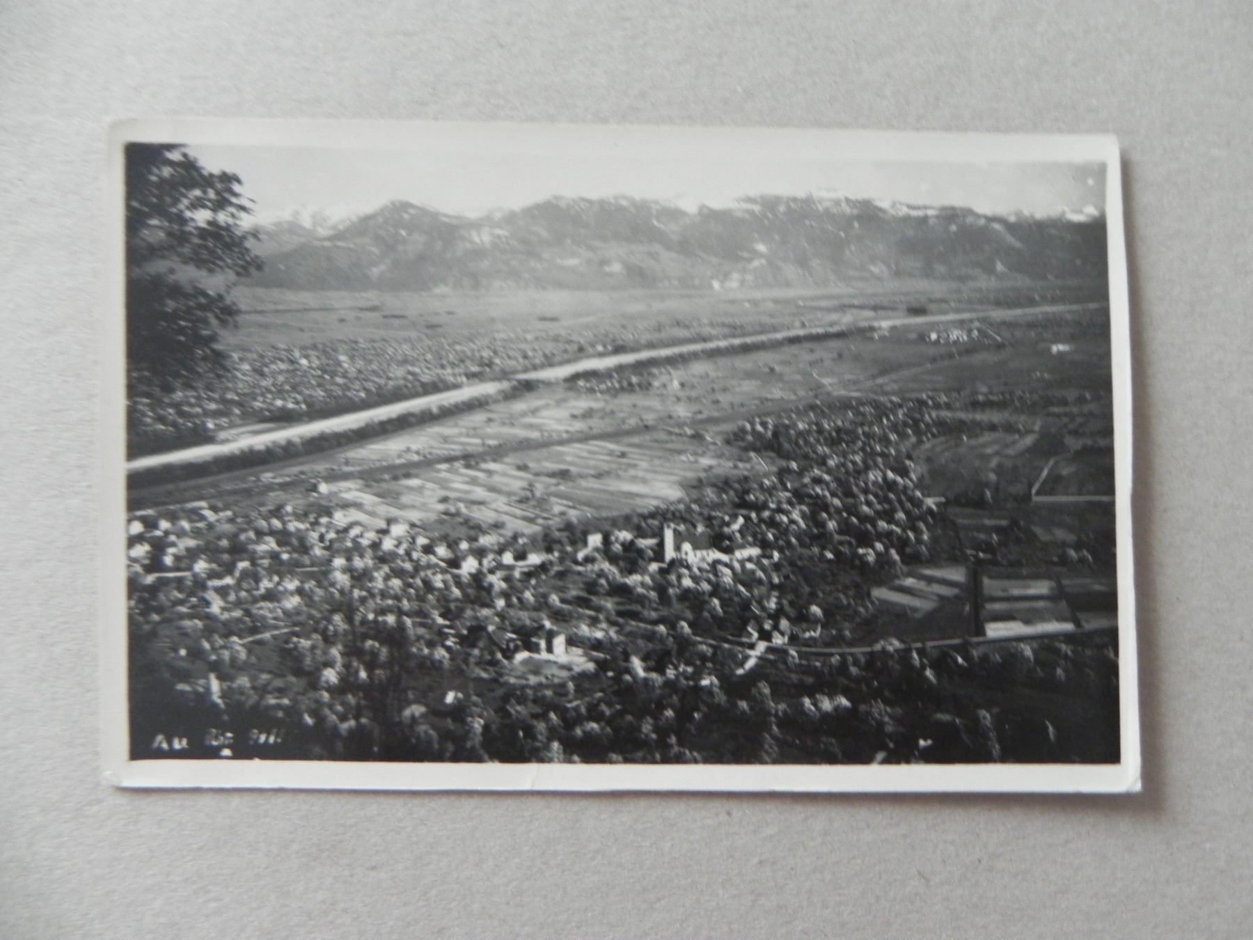 Cartoline postali: Ansichtskarte Au St.Gallen SG 1938 – Usato da Siebnen venduto da krimsie
