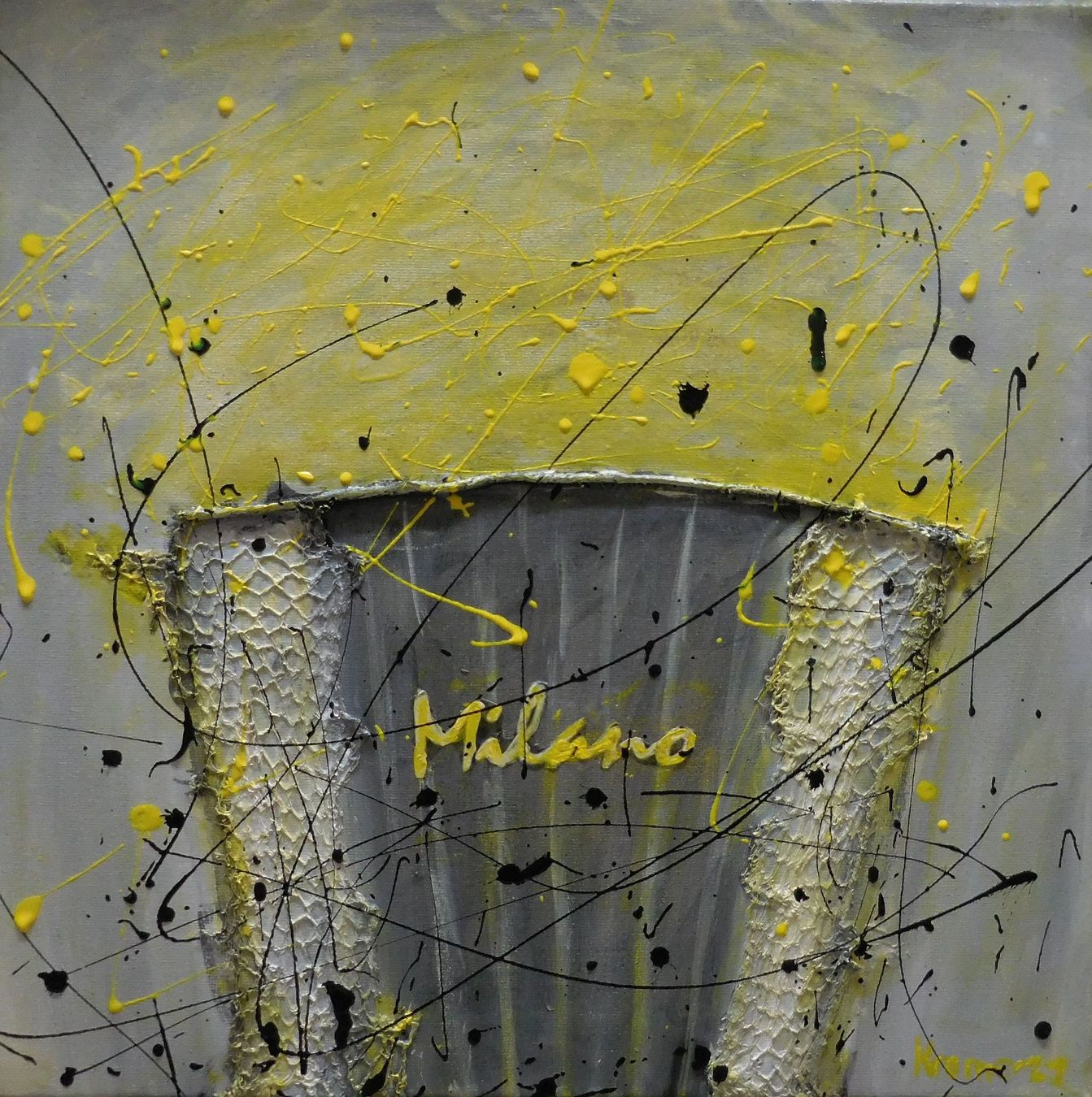 Dipinti: Originales Gemälde "Milano" – Nuovo (secondo la descrizione) da Goldach venduto da artkramer