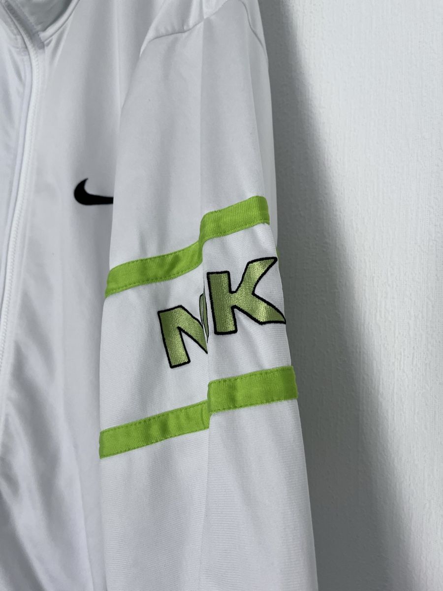 Nike Giacche: Vintage White Nike Track Jacket - Size XL  – Usato da Lausanne venduto da Danash 1