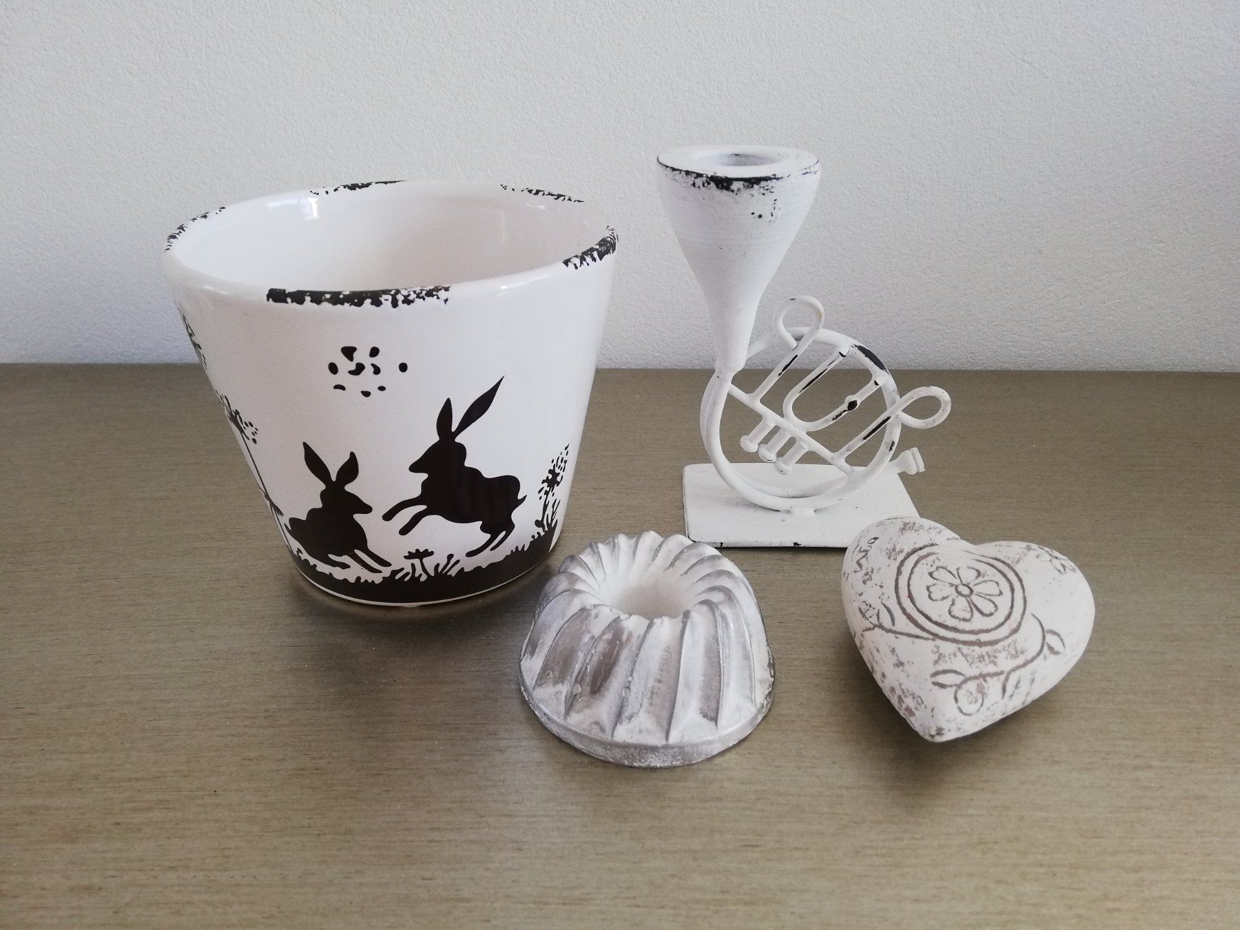 Blumentöpfe: Shabby Chic Set – Gebraucht aus Unterägeri von silvi21 1