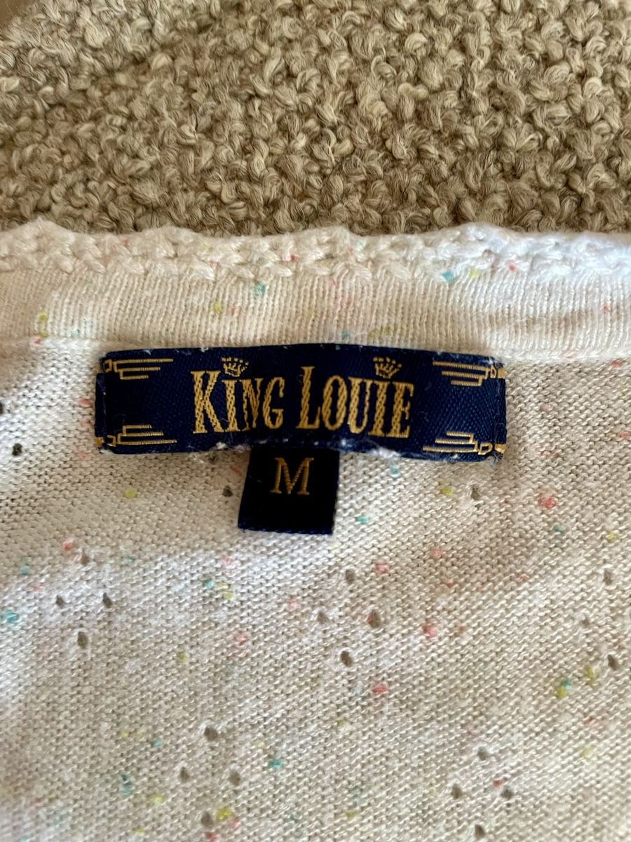 King Louie Top: King Louie Stricktop kurzarm Grösse M  – Usato da Oberwil BL venduto da another-day-of-sun 3