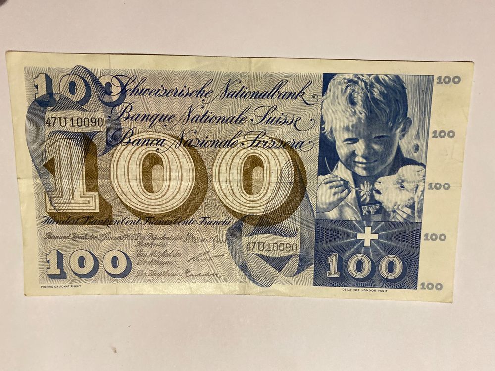 Billet Suisse Banknoten Fr Kaufen Auf Ricardo