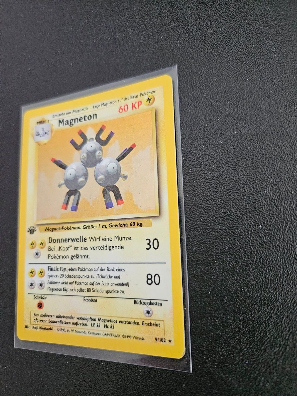 Pokémon Carte collezionabili: Pokemon Magneton Base Set Holo 1st Edition – Usato da Baar venduto da phi_6xdh 1
