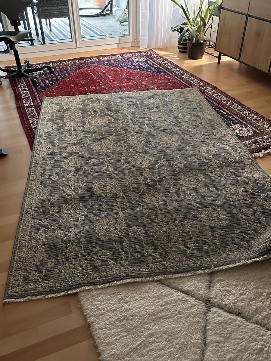 Tappeti: Teppich Pfister Blau 160x225 – Usato da Pfäffikon SZ venduto da era_l257
