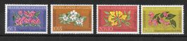 Niederländische Antillen Serie 141 - 144 Blumen * 21.10.1964