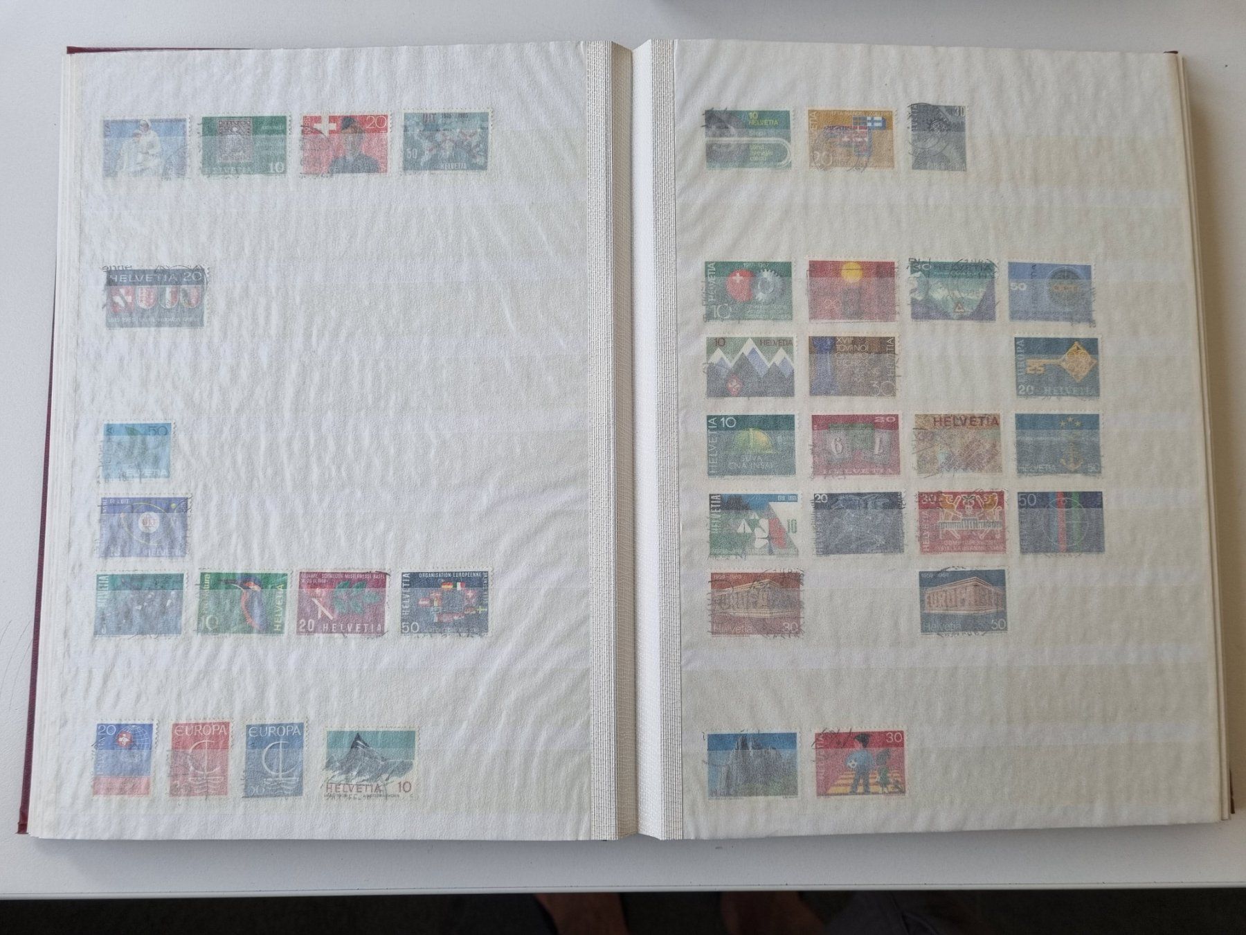 Album: 2 Briefmarkenalbum Schweiz gestempelt – Usato da Aarau venduto da Rkoenitzer 3