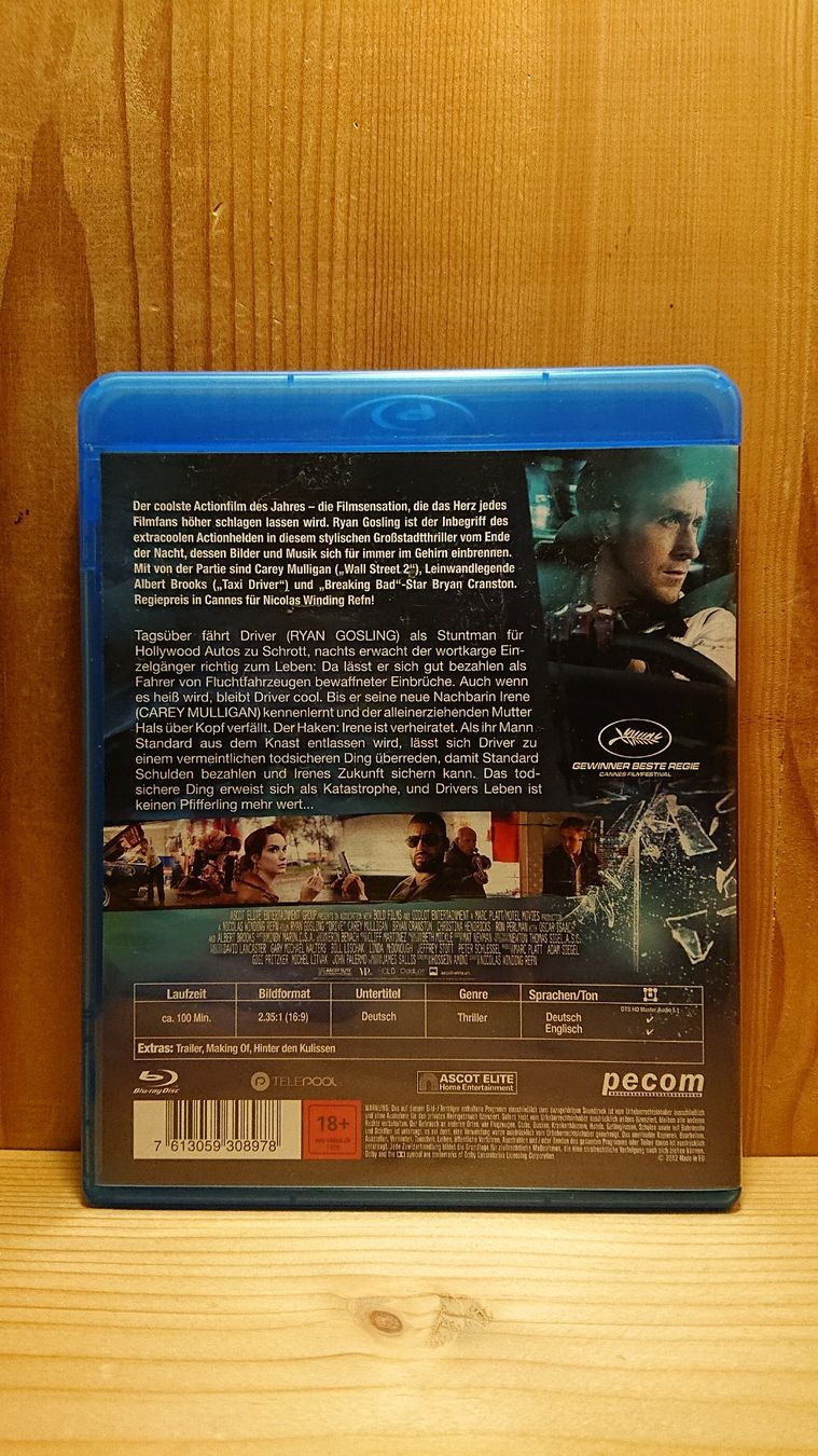Alle DVDs: DRIVE Blu-Ray mit Ryan Gosling – Gebraucht aus Wilderswil von Exebub 1