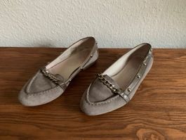 BATA - Leder Ballerina taupe 37