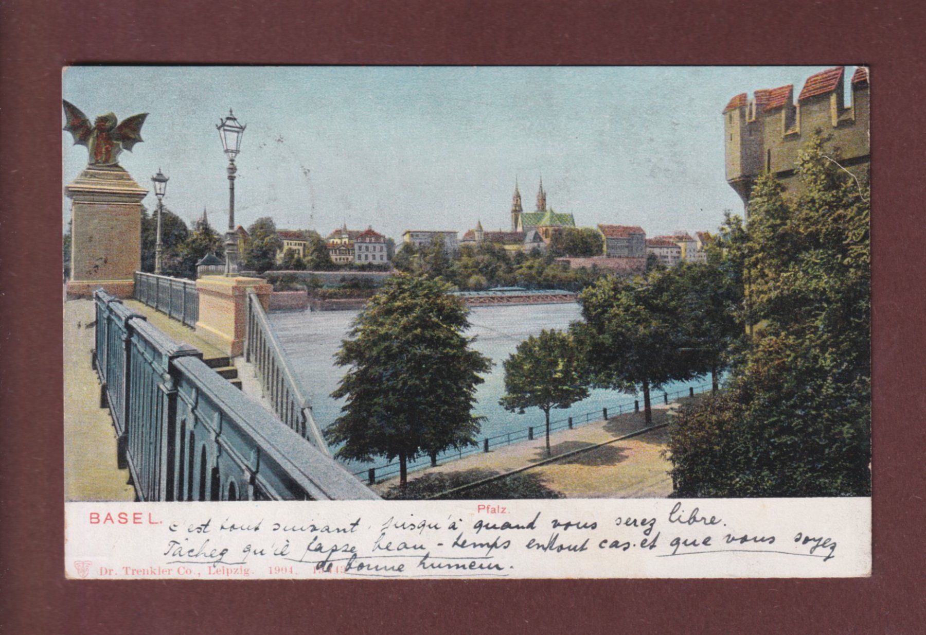 Cartes postales: BASEL - Pfalz - 1906 – D'occasion à Pully par nicecards-shop