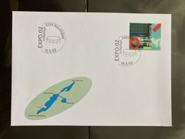 Schweiz 2002 Sonderstempel 70 Rp Neuchatêl Arteplage