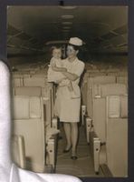 Fotografie Flugzeug-Stewardess / Flugbeg