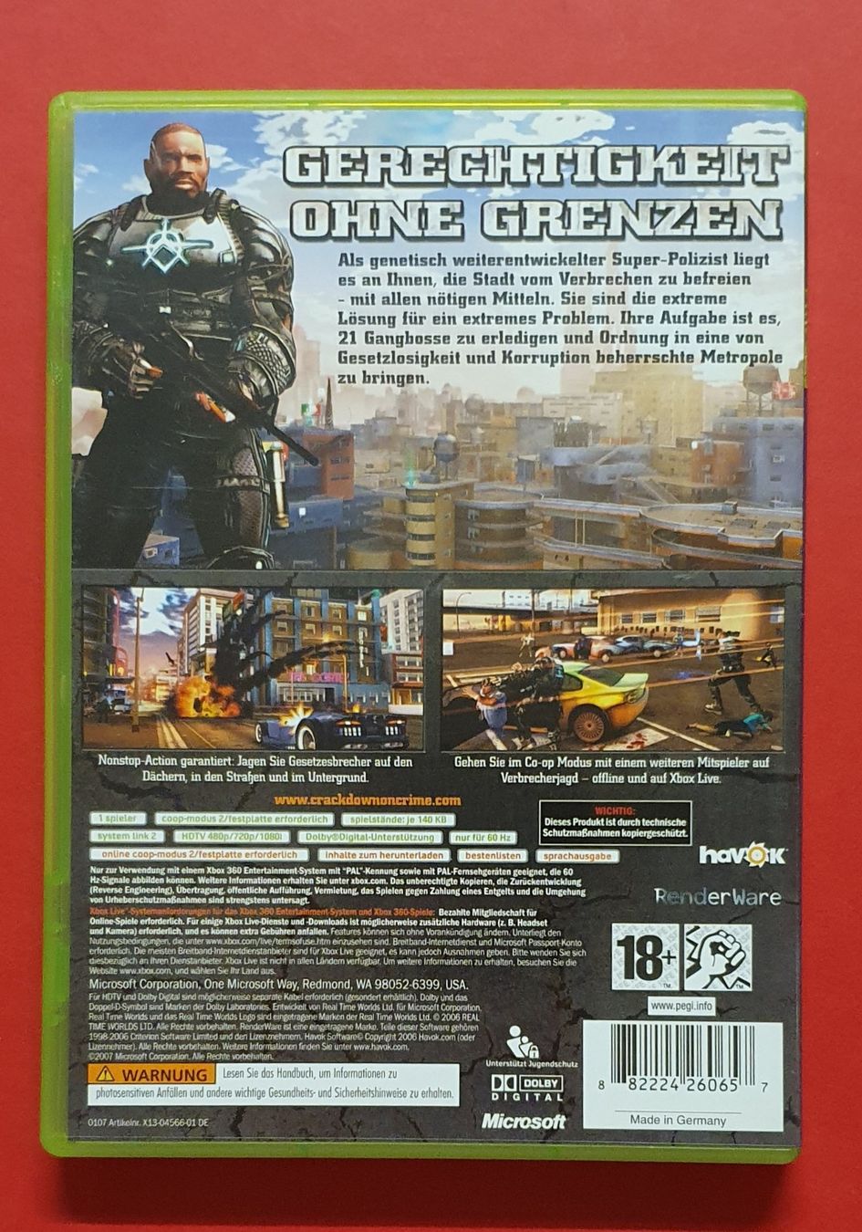 Microsoft Giochi: Microsoft XBOX360 Crackdown (XB360) – Usato da Illnau venduto da BoFrost 2