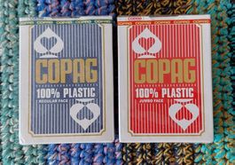 2 x COPAG Pokerkarten 100% Plastik UNGEÖFFNET Poker Karten