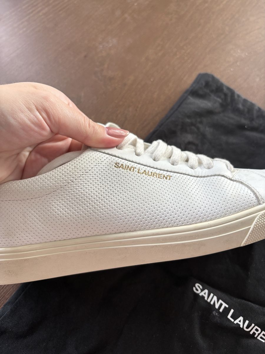 Saint Laurent Scarpe da donna: Saint Laurent sneakers - Andy leather trainers – Usato da Zürich venduto da ilo_ckh7 1