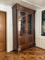 Empire Schrank aus Holz, antik, Vitrine