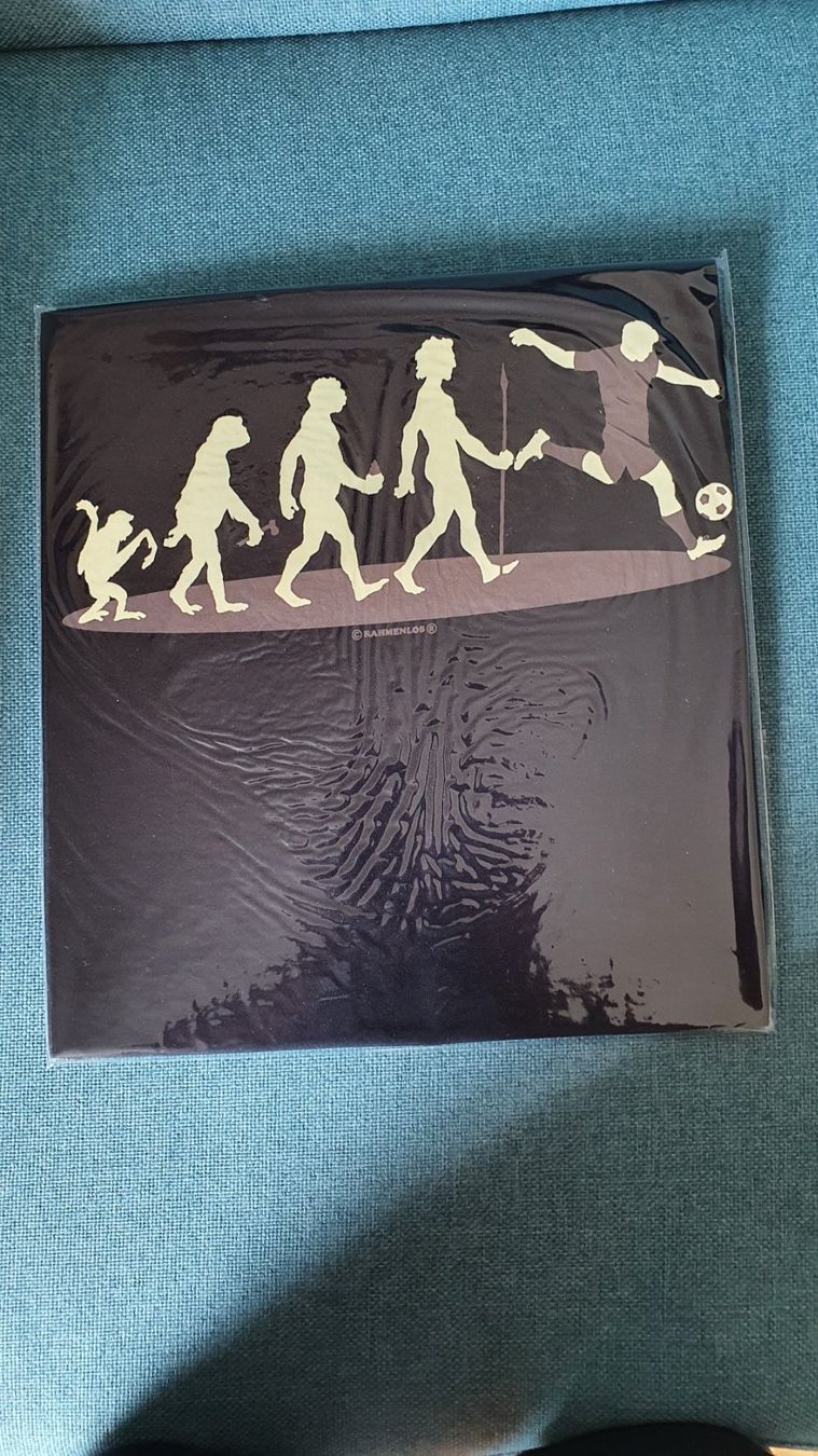 T-shirt: Herren T'Shirt Evolution "Fussball" - Gr. L – Nuovo e nell'imballaggio originale da Menziken venduto da Feuerstein5737