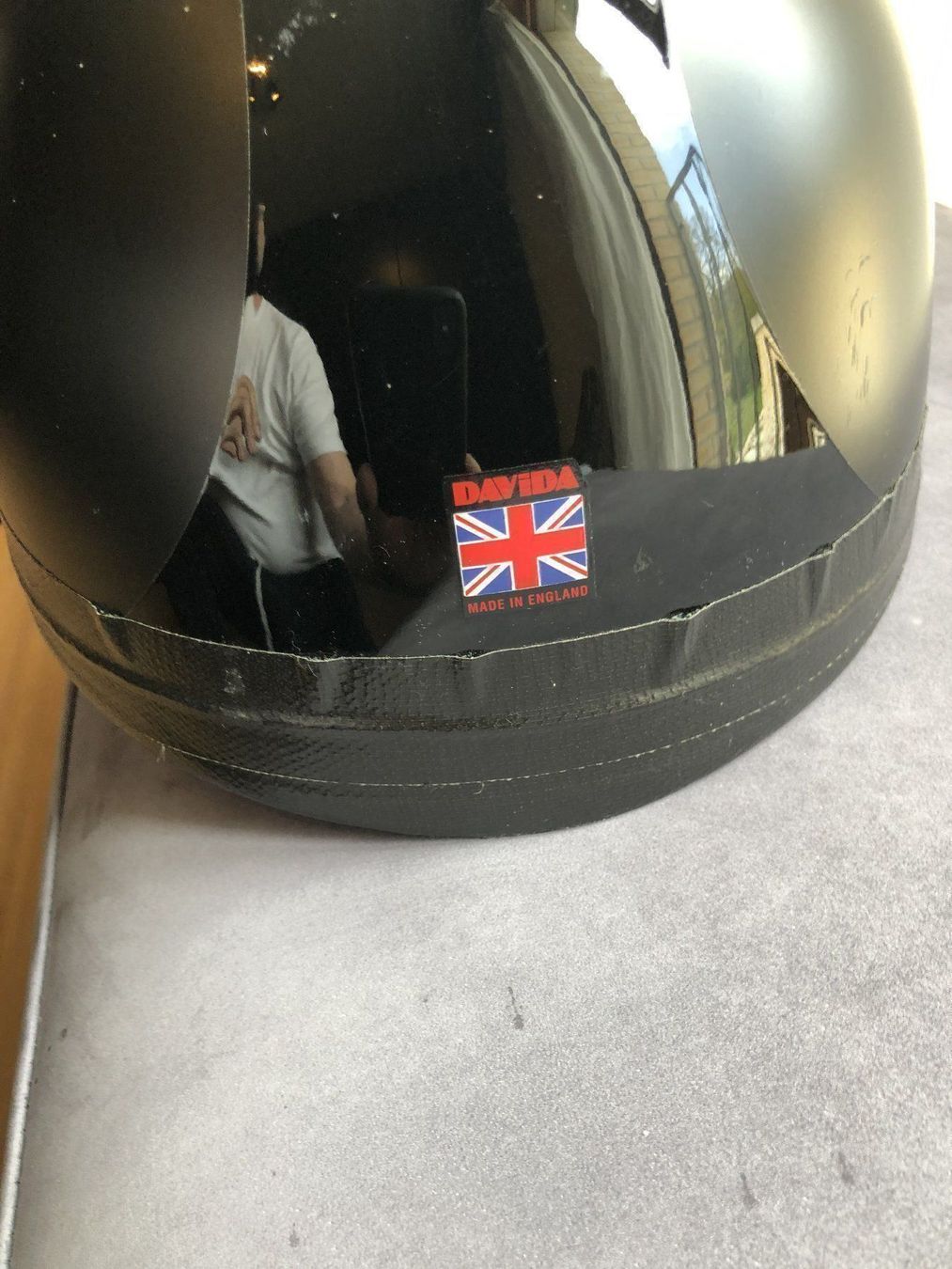 Caschi & visiere: Davida Classic Helm schwarz – Nuovo (secondo la descrizione) da Zollikon venduto da Chica13.11.