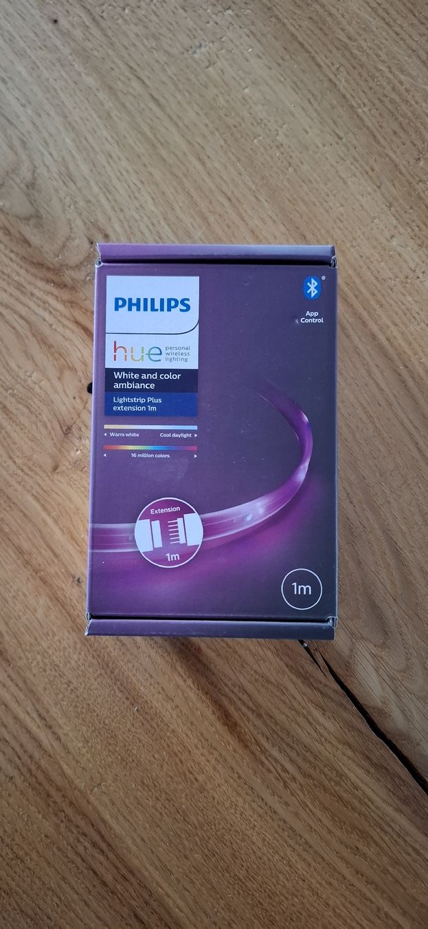 Philips Lampade: Philips Hue Lightstrip Plus 1m Erweiterung, Neu – Nuovo e nell'imballaggio originale da Guntershausen venduto da Jtattoo