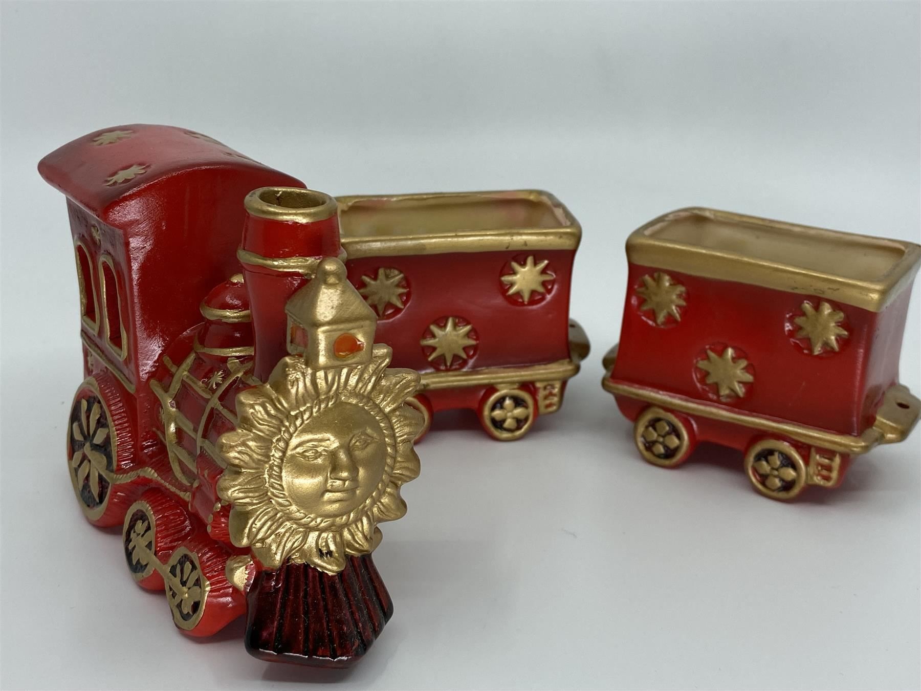 Tutte le decorazioni: Weihnachtszug aus Keramik ca. 30cm – Nuovo (secondo la descrizione) da Langwiesen venduto da rtWebshop 3