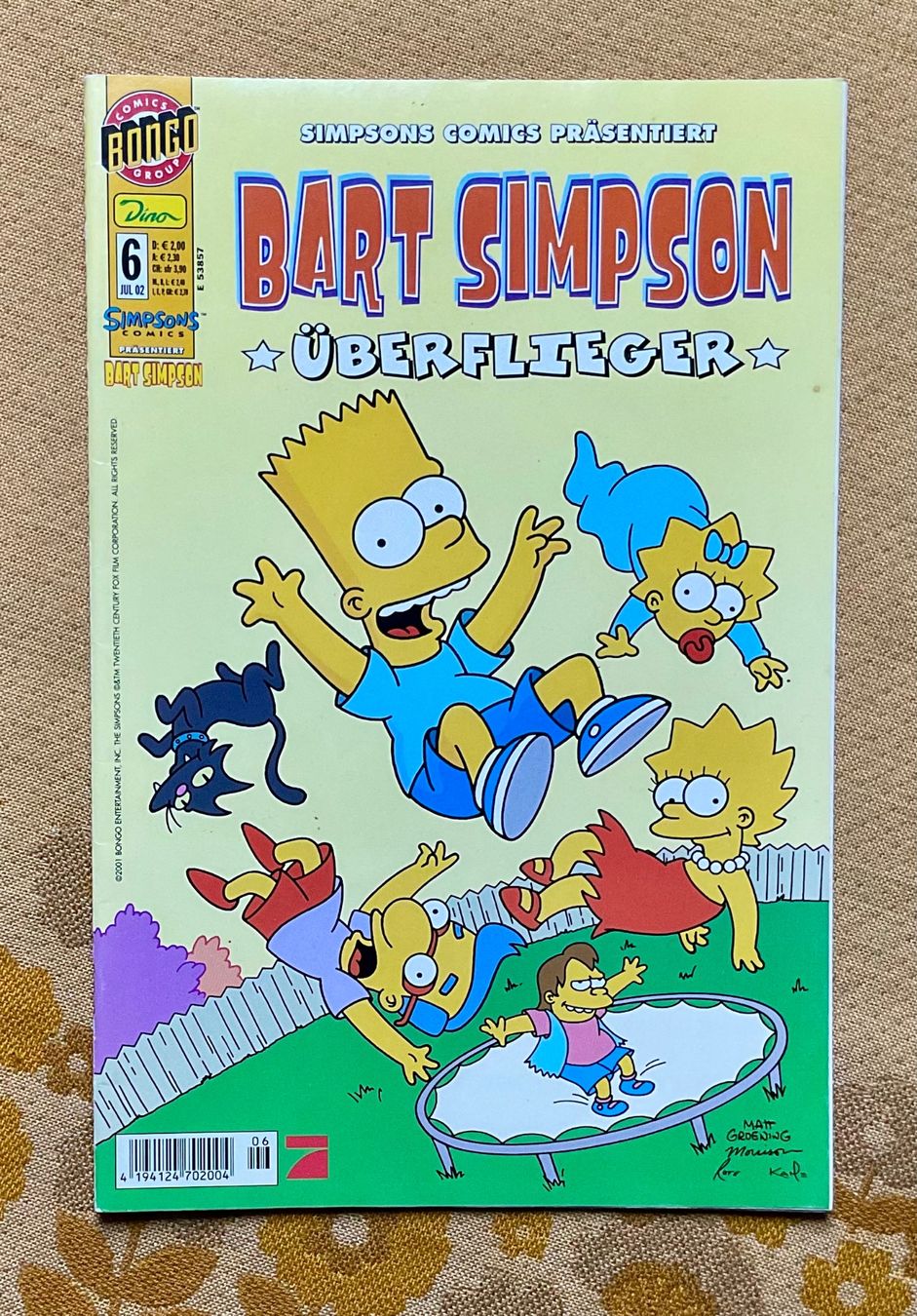 Comics: Bart Simpson Heft Nr 6 von 2002 – Gebraucht aus Endingen von nathan05