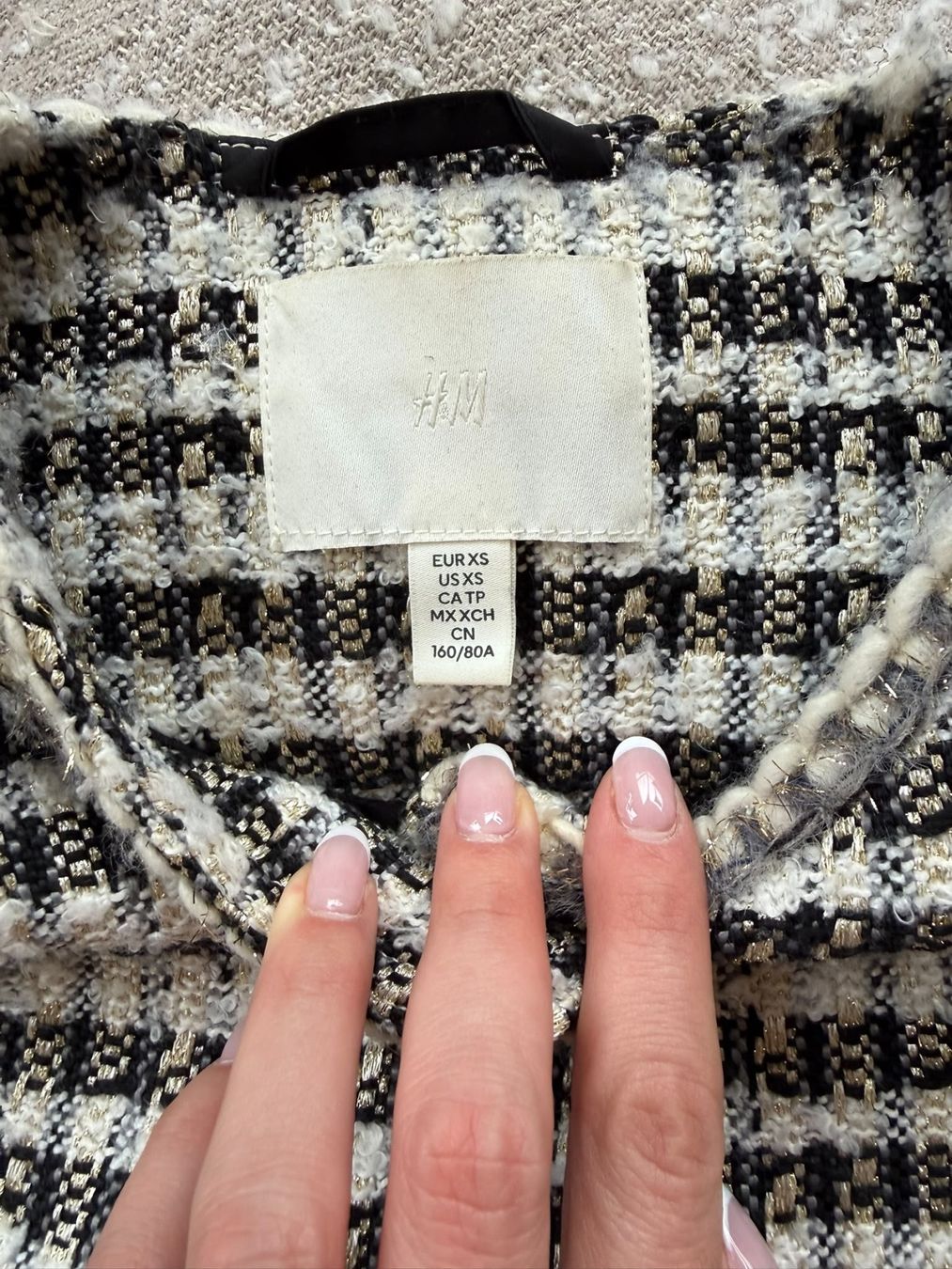 H&M Giacche: Elegant tweed jacket – Usato da Zürich venduto da marthalberini 3