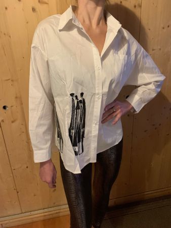 Chic Camicia di cotone-1size- nuovo stile