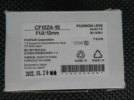 Fujinon Lens CF12ZA-1S F1,8 f12 mm