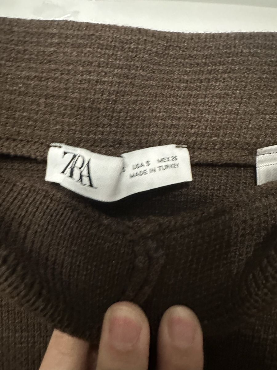 Zara Gonne: Zara Strickrock, Gr. S, Braun – Nuovo (secondo la descrizione) da Basel venduto da BSLina 1