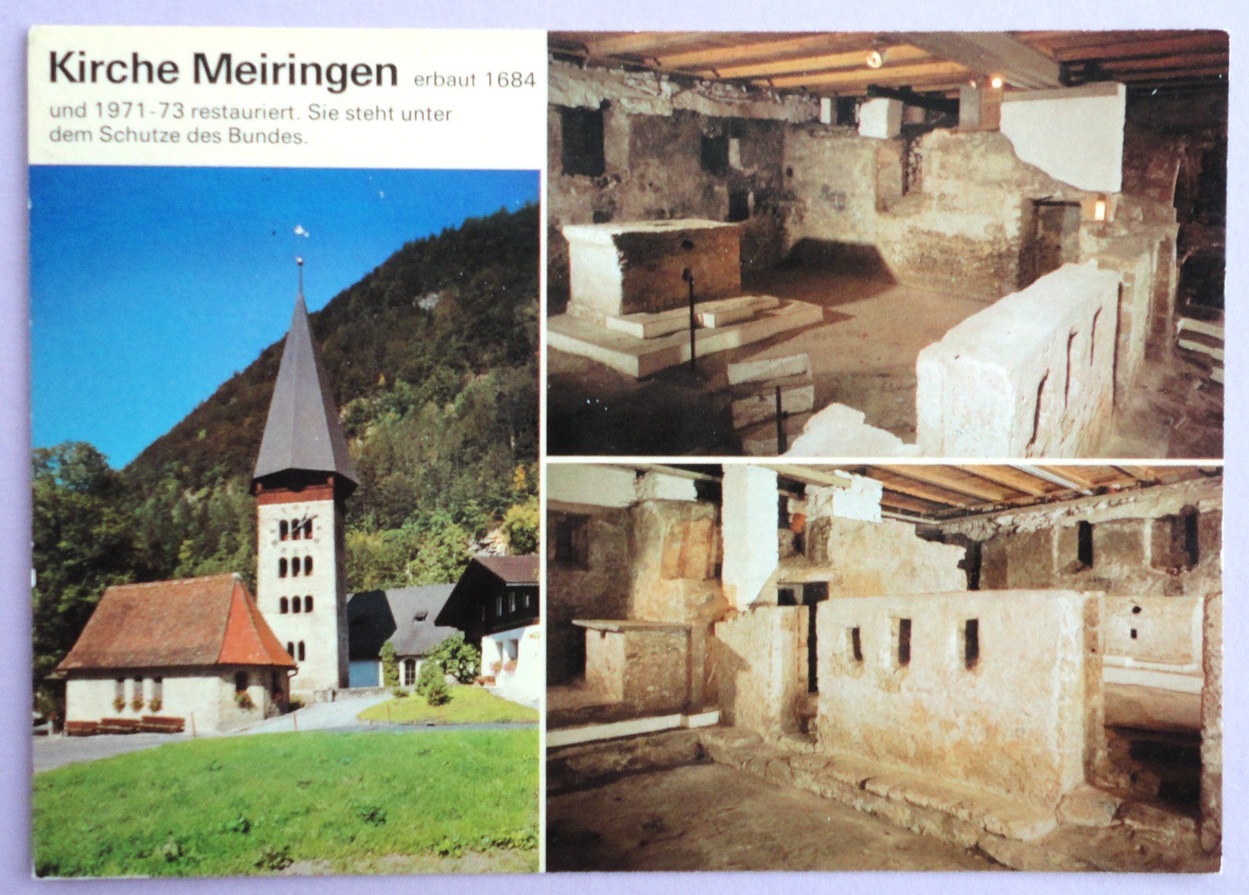 Cartoline postali: Kirche Meiringen – Usato da Fétigny venduto da Billy2miny