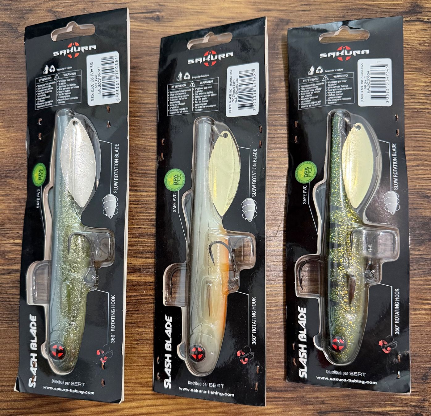 Esche: Sakura Slash Blade 3er Set 15 cm - Set 3 – Nuovo e nell'imballaggio originale da Widnau venduto da Fishingtackle_Oggy 1