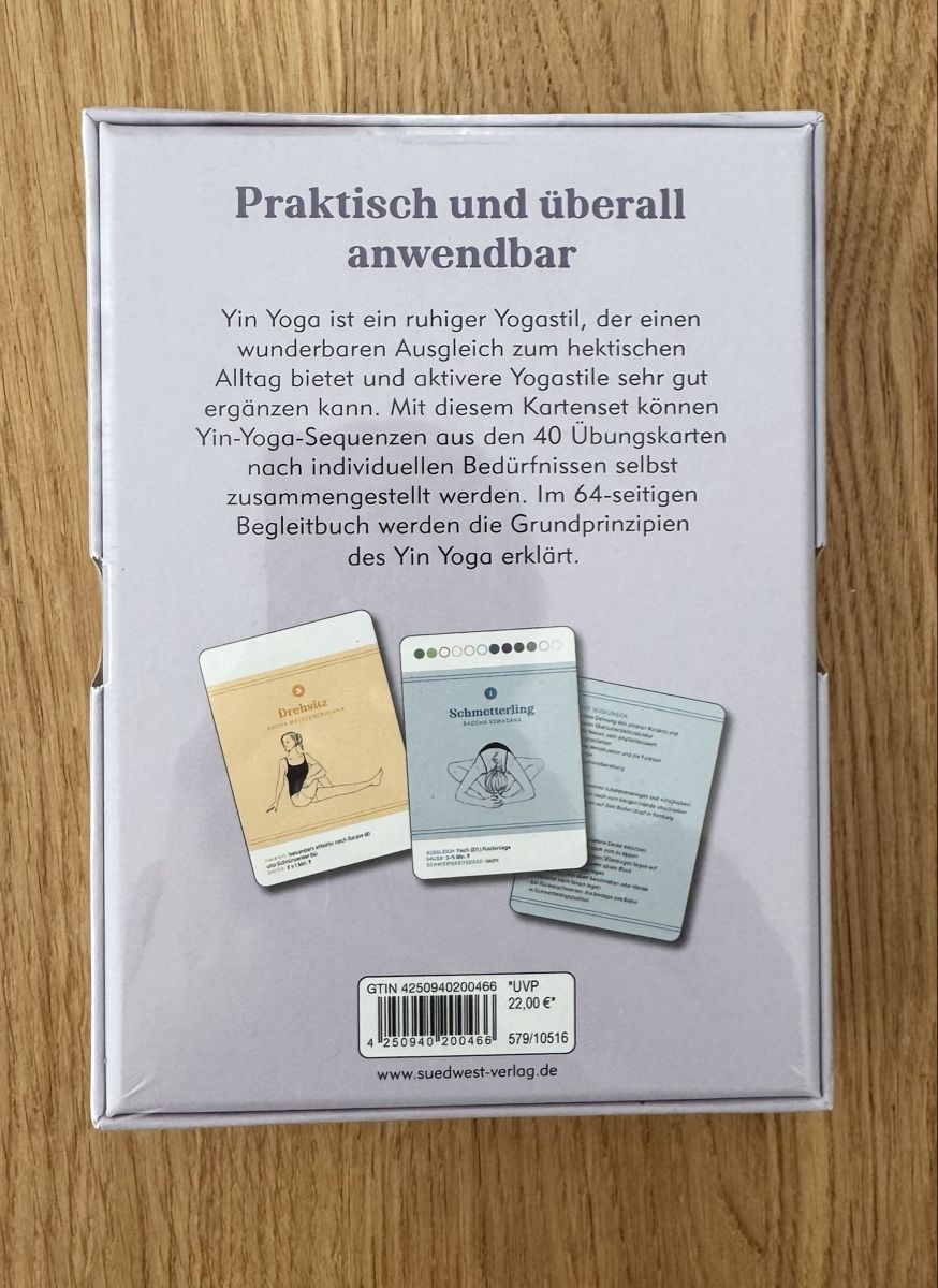 Altro materiale scolastico: Yin Yoga Karten-Box – Nuovo e nell'imballaggio originale da Frutigen venduto da _.Anja.B._ 1