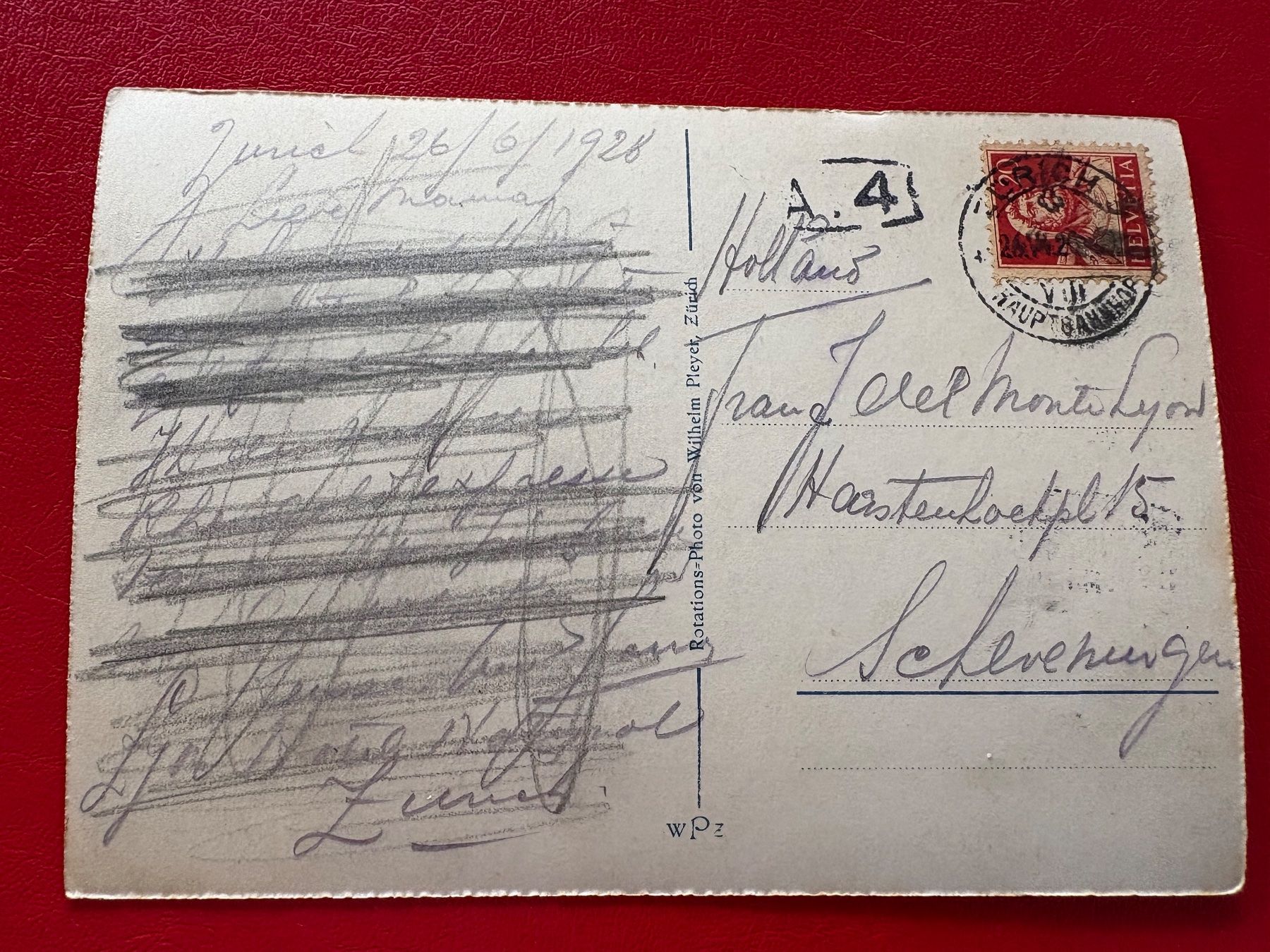 Cartoline postali: 1928 // Zürich Uetliberg – Usato da St-Légier-Chiésaz venduto da Theo006 1