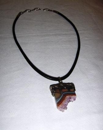 Catenine: Originelle Kette mit Achatanhänger – Usato da Dübendorf venduto da alracfo 4