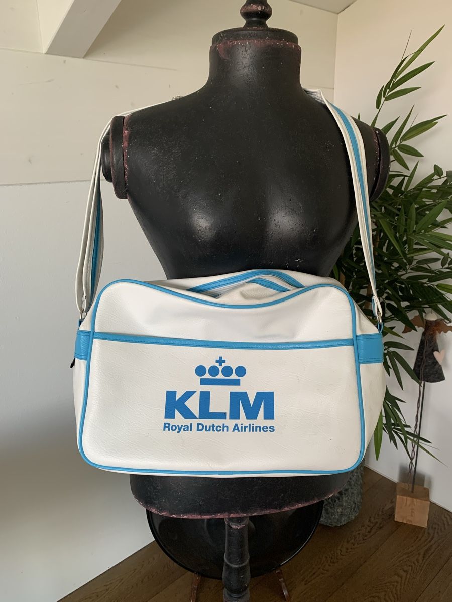 Borse: Mega coole Retro KLM Umhängetasche – Usato da Lugnorre venduto da SOM69