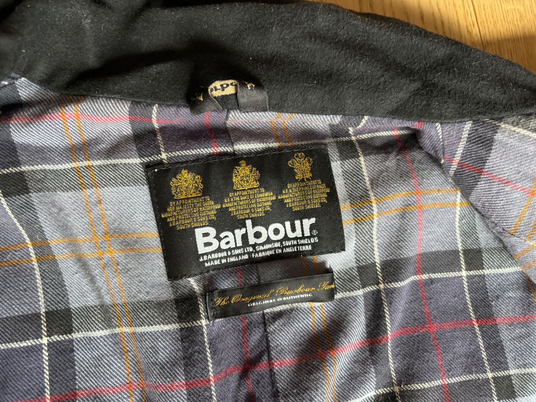 Barbour Giacche: Original Barbour Wachsjacke dunkelblau – Usato da Zürich venduto da Millie 2