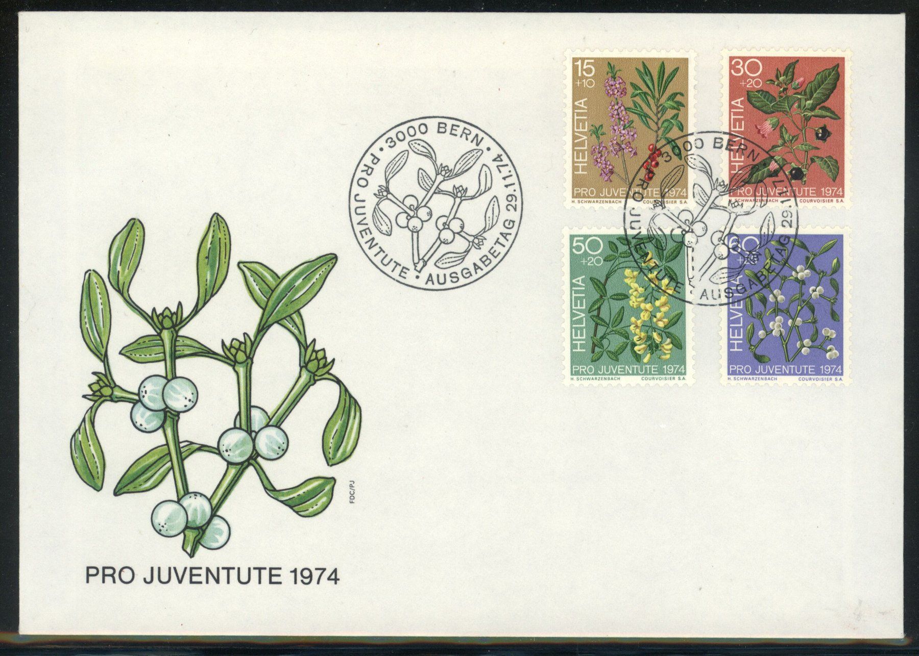 Tutti i francobolli: 1974, FDC, Pro Juventute – Usato da Willisau venduto da Vollstempel